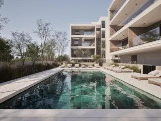 Новая закрытая резиденция с бассейном рядом с центром Лимасола, Кипр