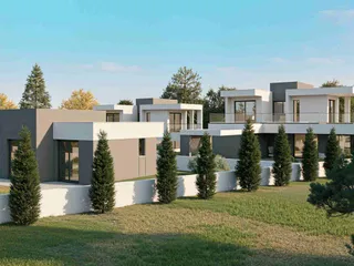 Комплекс вилл с бассейнами и живописными видами рядом с гольф-курортом, Пафос, Кипр