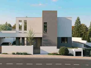 Комплекс вилл с бассейнами и живописными видами рядом с гольф-курортом, Пафос, Кипр