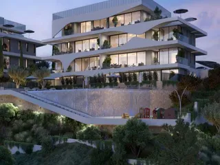 Новый малоэтажный комплекс с бассейном и зеленой зоной рядом с пляжем, Агиос Тихонас, Кипр