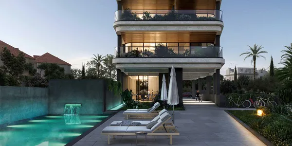 Новая резиденция с панорамным видом на первой линии у моря, Лимассол, Кипр