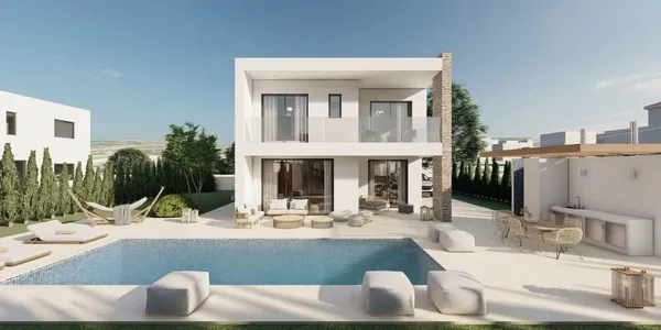 Комплекс элитных вилл с панорамным видом на море, Пафос, Кипр