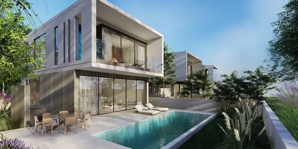 Комплекс вилл в престижном районе, в 300 метрах от моря, Пафос, Кипр