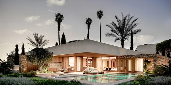 Комплекс вилл с видом на море в 150 метрах от пляжей, Героскипу, Кипр