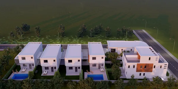 Резиденция в спокойном жилом районе премиум класса, рядом с пляжем, Героскипу, Пафос, Кипр