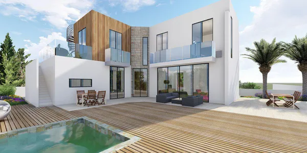 Меблированная вилла в 300 метрах от моря, в престижном районе Пейя, Пафос, Кипр