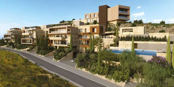 Новая резиденция на холме с панорамным видом и бассейном, Лимассол, Кипр