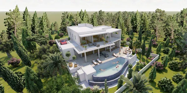 Элитные виллы на берегу моря, Коралловый залив, Кипр