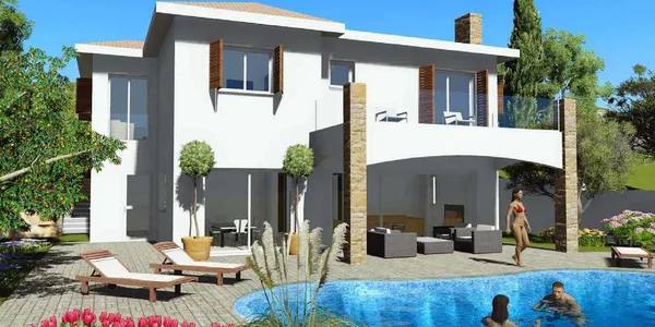 Комплекс вилл недалеко от пляжа и достопримечательностей, Тсада, Кипр