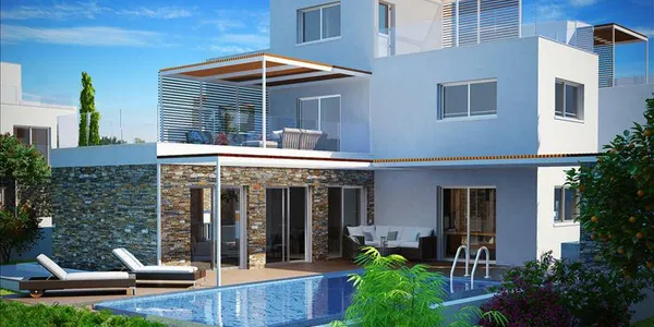 Комплекс вилл в 200 метрах от моря, Пафос, Кипр