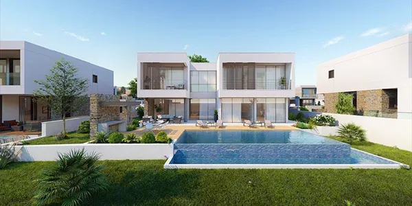 Новый комплекс вилл на первой линии у моря, Пафос, Кипр