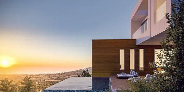 Комплекс вилл с бассейнами и садами, Тсада, Кипр