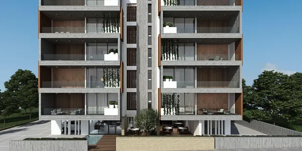 Современная резиденция с бассейном и тренажерным залом в центре Пафоса, Кипр