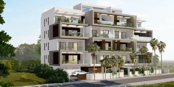 Современная резиденция с бассейном и садами в центре Лимассола, Кипр