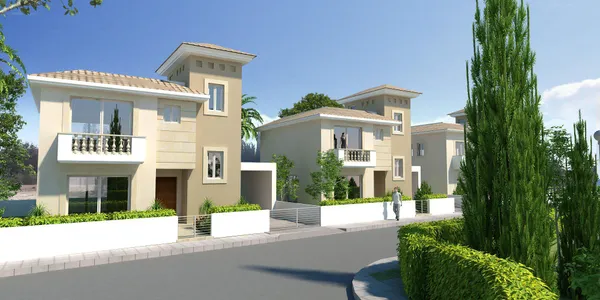 Комплекс современных вилл в пригороде Пафоса, Кипр