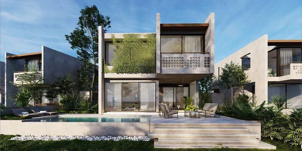 Современный комплекс вилл и таунхаусов в престижном районе, Кония, Пафос, Кипр