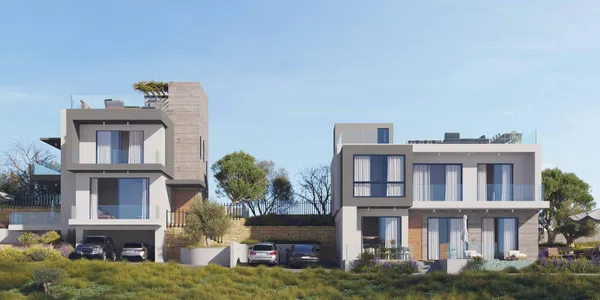 Элитный комплекс вилл с бассейнами, Кония, Кипр