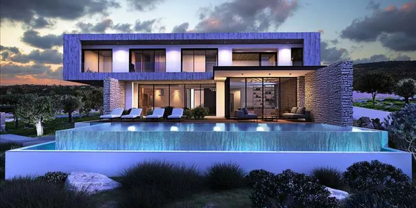 Комплекс элитных вилл в живописном районе, в 500 метрах от моря, Пафос, Кипр