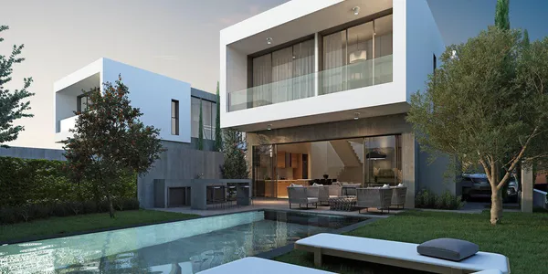 Комплекс элитных вилл рядом с пляжем, Като Пафос, Кипр