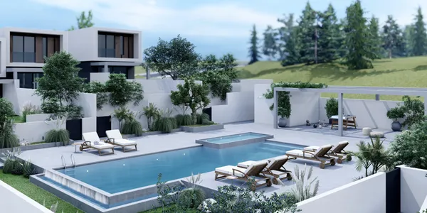 Новая резиденция с бассейном рядом с пляжами и центром Лимассола, Кипр