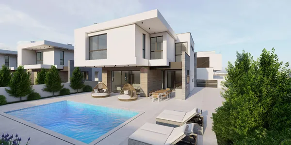 Новый комплекс вилл в 450 метрах от моря, Паралимни, Кипр