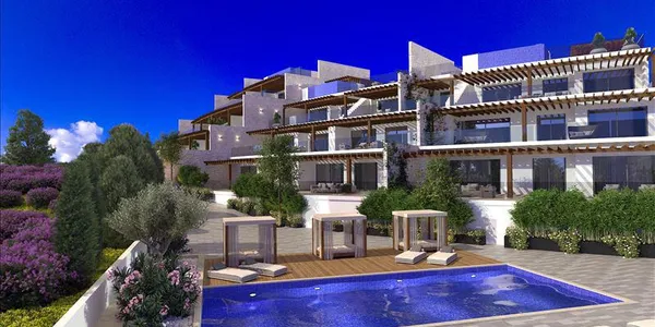 Комплекс вилл и апартаментов на берегу моря, Пафос, Кипр