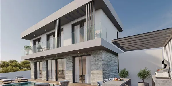 Новый комплекс вилл с бассейнами и садами в спокойном районе, Епископи, Кипр