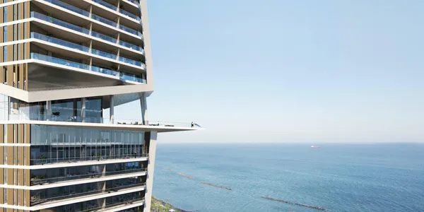 Квартиры под аренду на первой линии в высотной резиденции, Лимассол, Кипр