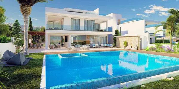 Комплекс вилл с бассейнами на берегу моря, Полис, Кипр