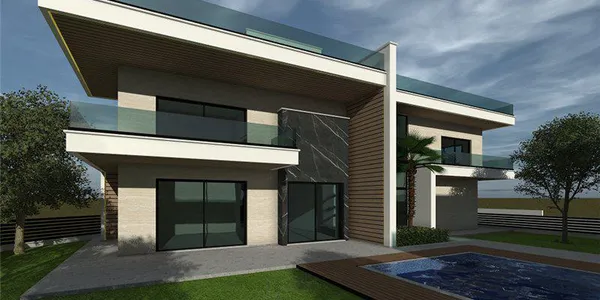 Новый комплекс вилл с бассейнами в 600 метрах от пляжа, Агиос Тихонас, Кипр