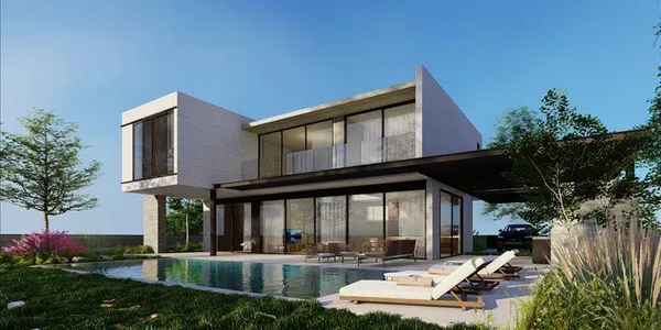 Новый комплекс меблированных вилл рядом с морем, Героскипу, Кипр