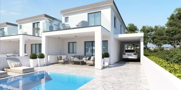 Новый комплекс вилл с бассейнами в престижном районе, Ливадия, Кипр