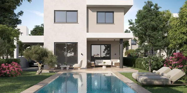 Закрытый комплекс вилл с бассейном рядом с пляжами, Агиос Тихонас, Кипр