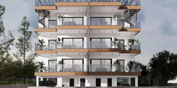 Новая резиденция с парковкой в престижном районе Агиос Афанасиос, Кипр