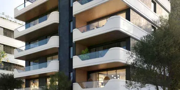Новый стильный жилой комплекс в 500 метрах от пляжа, Гермасойя, Кипр