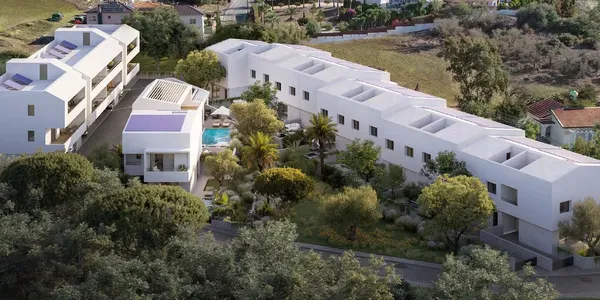 Новая резиденция с бассейном и панорамным видом в престижном пригороде Лимассола, Мони, Кипр