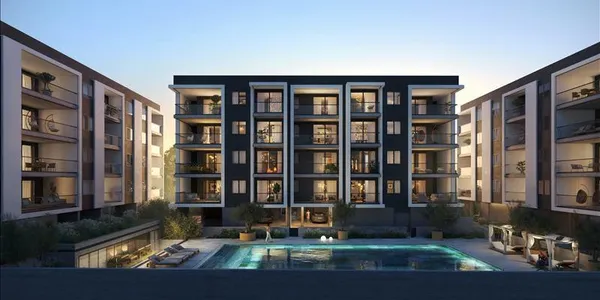 Новая закрытая резиденция с бассейном в престижном районе, в 450 метрах от моря, Лимассол, Кипр