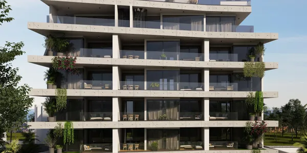 Современная резиденция с бассейном и садами рядом с пляжем, Гермасогейя, Кипр