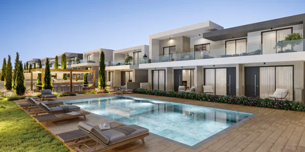 Апартаменты в новой резиденции с бассейнами в 200 метрах от пляжа, Кисонерга, Кипр