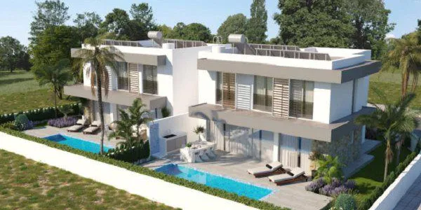 Новый комплекс вилл недалеко от пляжа и центра Ларнаки, Пила, Кипр