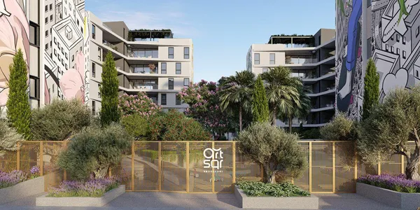 Апартаменты в закрытой резиденции с бассейном и садами рядом с пляжем и центром города, Лимассол, Кипр