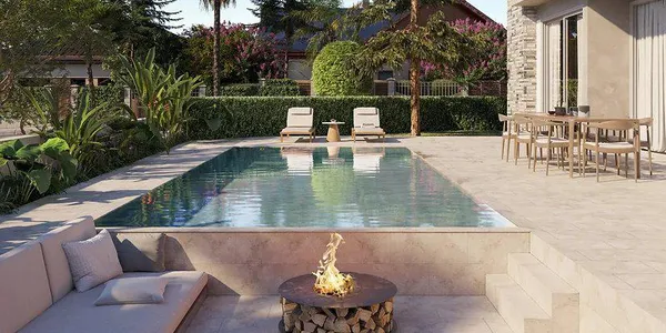 Вилла с бассейном рядом с пляжем, Гермасогейя, Кипр