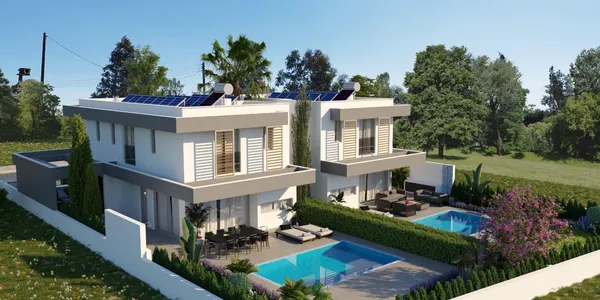 Новый комплекс вилл с садами недалеко от пляжа и туристической зоны, Пила, Кипр