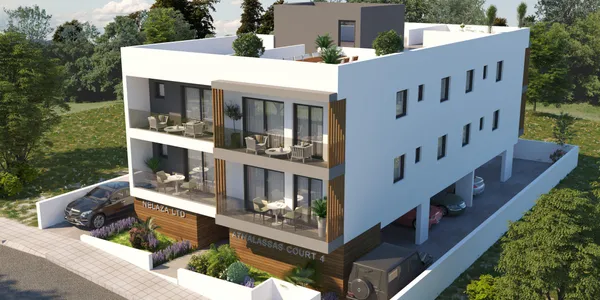 Новая малоэтажная резиденция рядом с университетом и центром города, Агландзия, Кипр