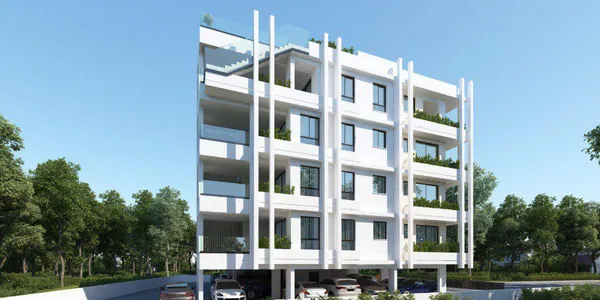 Новая резиденция с террасой на крыше недалеко от моря, Ларнака, Кипр