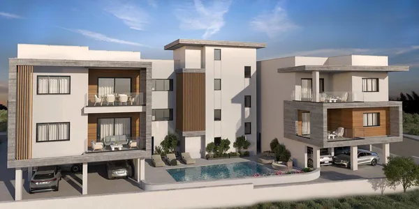 Новая резиденция с бассейном рядом с морем, Хлорака, Кипр