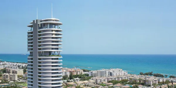 Новая высотная резиденция с бассейнами в 200 метрах от моря, Гермасогейя, Кипр