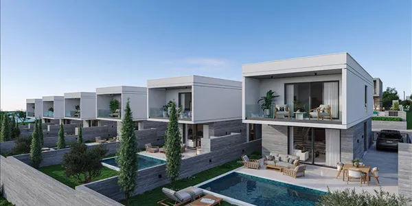 Новый комплекс вилл недалеко от моря, Героскипу, Кипр