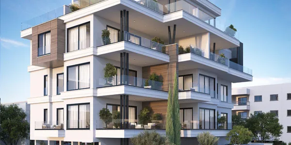 Резиденция с парковкой недалеко от пляжа, Меса Гитония, Кипр