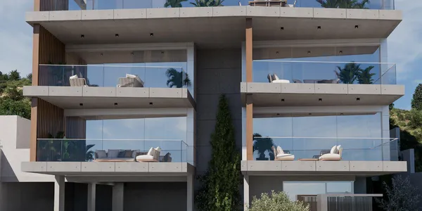 Новая резиденция с панорамным видом недалеко от моря, Лимасол, Кипр